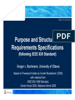 SEG3101-Ch3-2 - Requirements Documentation Standards - IEEE830