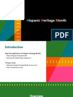 Hispanic Heritage Month Presentation