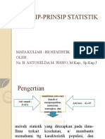 PRINSIP-PRINSIP STATISTIK DALAM BIOSTATISTIK