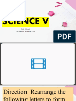 Science V: Week 2 Day 1 The Phases of Menstrual Cycle