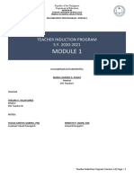 TIP Module 1 Activities