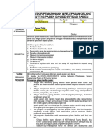 Spo Pemasangan & Pelepasan Gelang Identitas Pasien Dan Identifikasi Pasien Update 27 Sept 2021