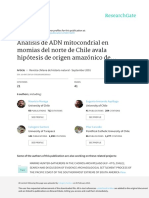 Analisis de ADN Mitocondrial en Momias D