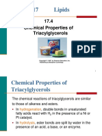 17.4 Chemical Properties of Triacylglycerols