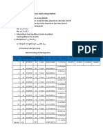 Uji Homogenitas Manual