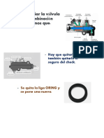 Mantenimiento A La Válvula de Convinación