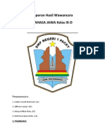 Laporan Hasil Wawancara Bhs Jawa 9D-WPS Office