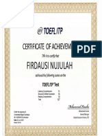 Sertifikat Toefl fIRDA