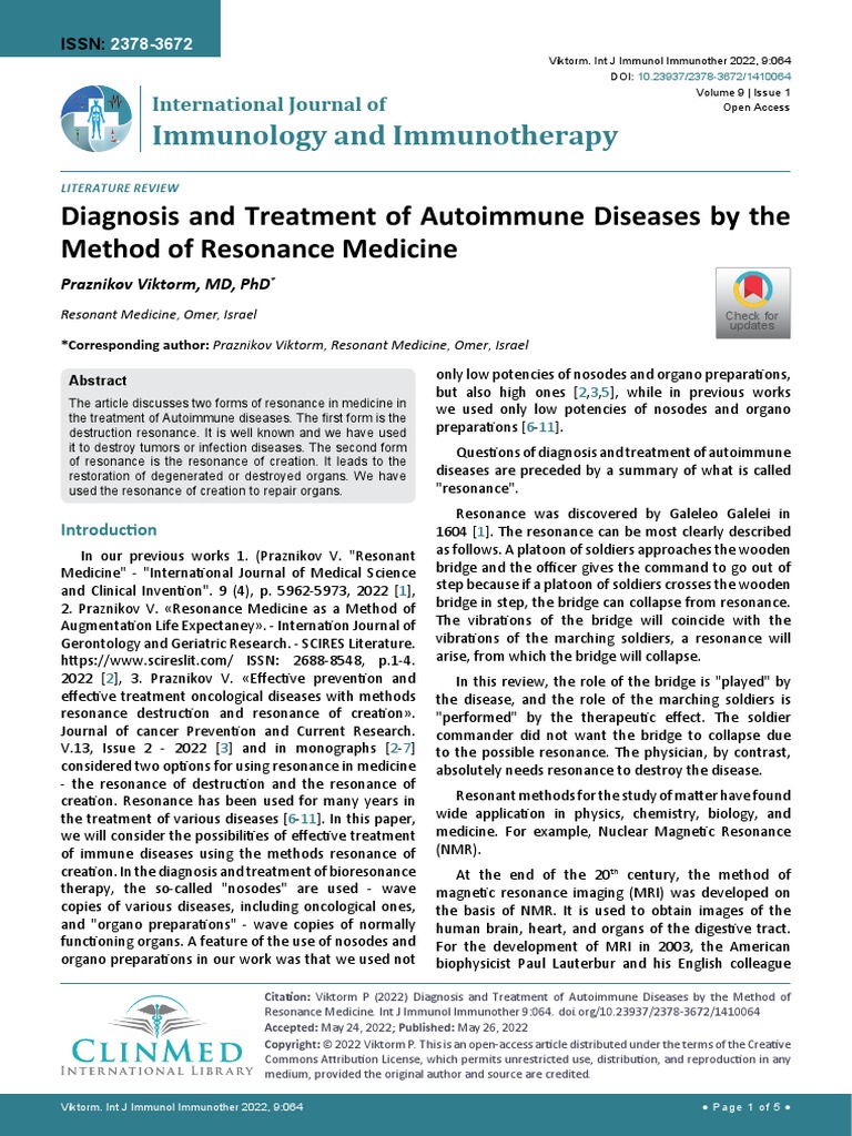 International Journal of Immunology and Immunotherapy Ijii 9 064 | PDF ...