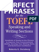 Phrases For The TOEFL Speaking and Writing Sections (2008) - Part1