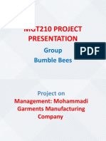 Management Mohammadi Garments Manufacturing Company