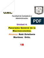 Panorama General de La Macroeconomía. Rubí Estefanía Martínez Ortiz