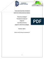 Portafolio de Evidencias I Electronica Analogica