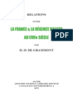 France Régence Alger XVIIe