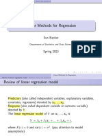 Linear Methods For Regression: Sun Baoluo