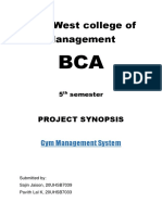BCA Project Synopsis