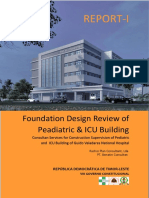 Report-I Foundation Design Review of Pediatric & ICU Building