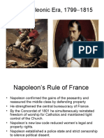 Napoleon's Rule and Wars in Europe 1799-1815