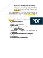 Diseño Propuesta de Consultoría Empresarial