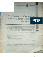 the impact of operating and financial decisions on the firm