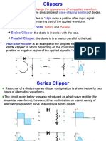 Diode Clippers: Series and Parallel Configurations Explained in 40 Characters