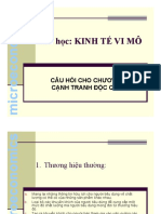 Ch16 Cạnh Tranh Độc Quyền