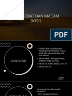 Dosis Obat Dan Macam Dosis