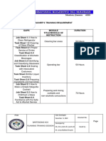 Form 6 Trainees Training Requirement