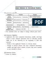 2023 Fall Undergarduate Admission Guidelines For International Students 1