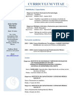 Curriculum Vitae de Juan Carlos Martinez Taboada 2