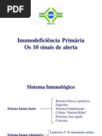 Imunodeficiência Primária os 10 Sinais
