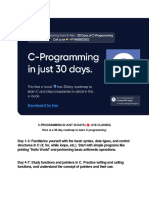 Learn C Programming in 30 Days