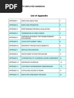 Employee Handbook - October 2019 - Appendix