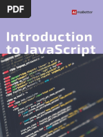 Introduction to JavaScript