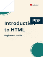 HTML Beginner's Guide: Introduction to HTML Elements and Basic Structure