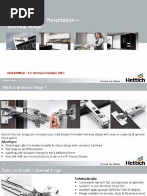 Product Training Presentation - Intermat Hinge