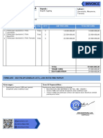 1925 INVOICE TERMIN I CV GEO SANTARA JASA GEOLISTRIK Pak Sugeng Gorontalo, Maumere, Ternate