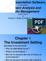 1 - The Investment Setting