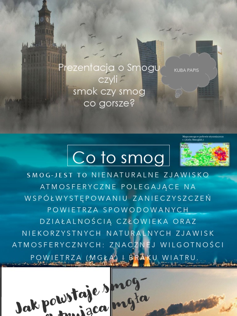 Prezentacja o Smogu | PDF