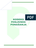 Kodeks Poslovnog Ponasanja