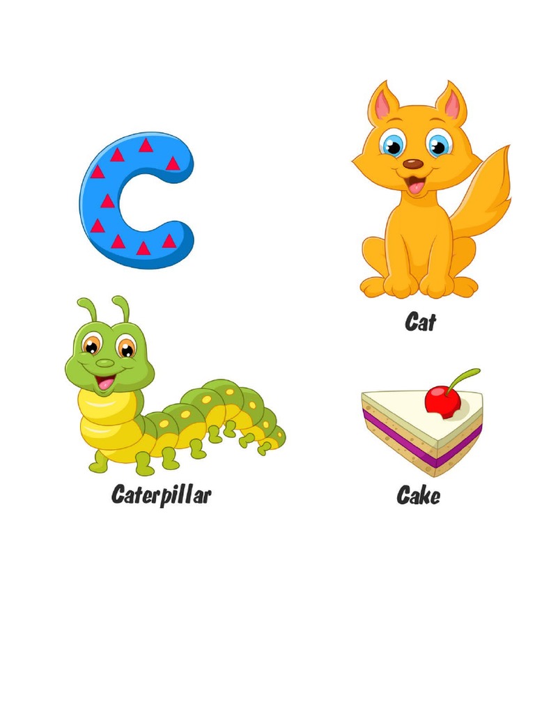 Alphabet - Picture Sheet | PDF