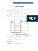 Identify Root Words