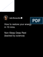 How To Restore Your Energy in 10 Mins - NSDR