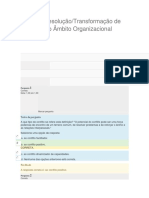 Prova - DD103 Resolução Transformação de Conflitos No Ambito Organizacional - Enviado