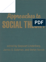 Approaches To Social Theory