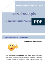 TERMINOLOGIA - I Movimenti