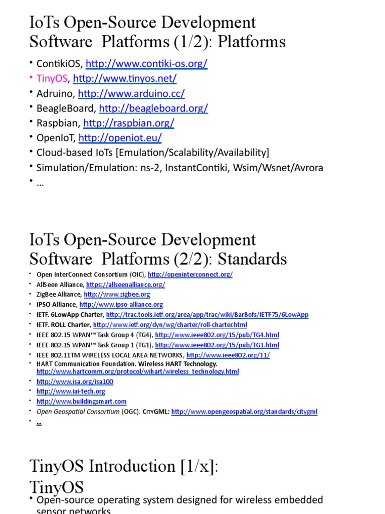 Lecture - 07 - Internet of Things (IoTs) Development Platforms | PDF ...