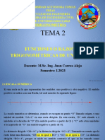 Tema 2, Funciones o Razones Trigonometricas de Un Ángulo