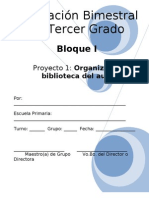 3er Grado - Bloque I - Proyecto 1