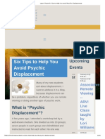 Learn These Six Tips To Help You Avoid Psychic Displacement